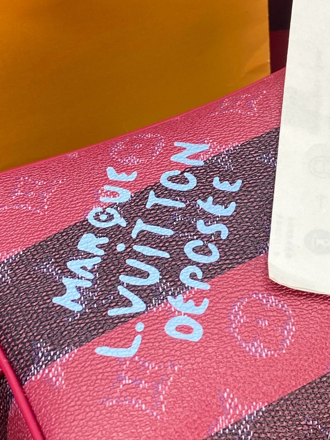 Louis Vuitton Locker Dopp Kit M25902 red