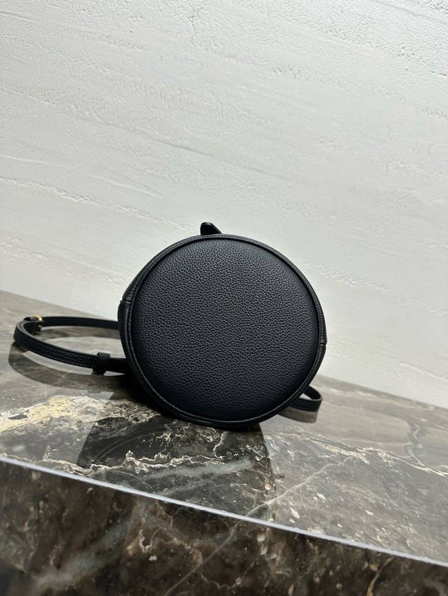 Celine TEEN CLARA BAG IN SUPPLE GRAINED CALFSKIN 121673 black