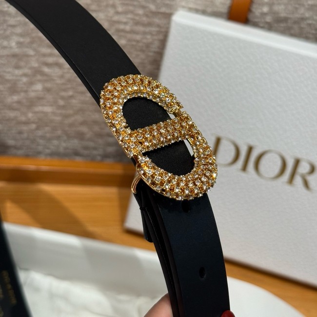 Dior Saddle Belt Smooth Calfskin B0445C-3