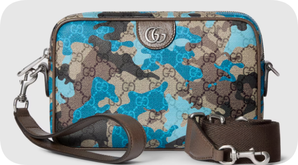 Gucci Small GG crossbody bag 839155 BLUE