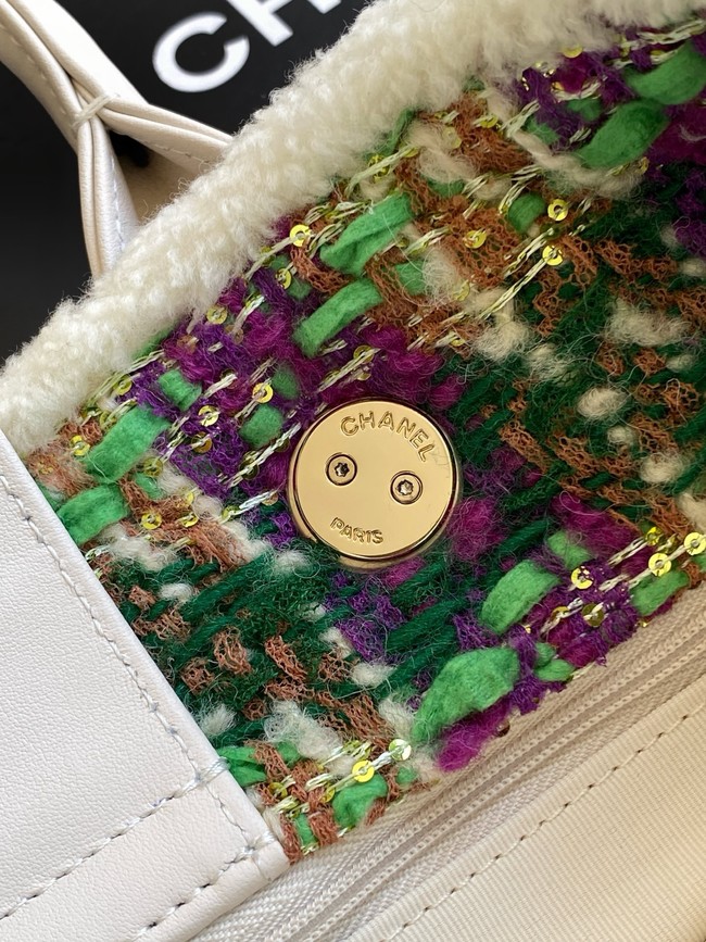 CHANEL Shopping Bag AS5689 white