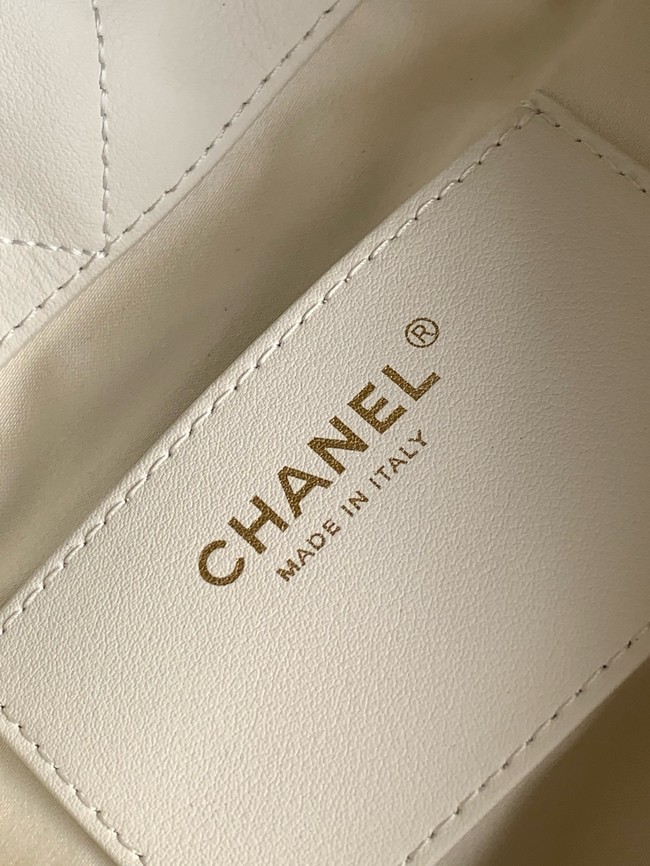 CHANEL Hobo Handbag AS5976 Light Beige