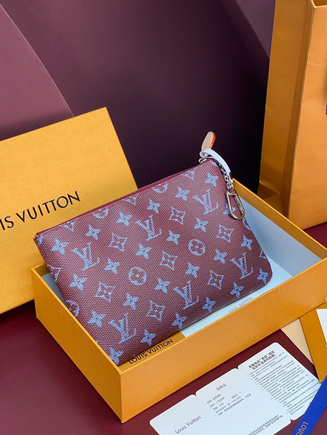 Louis Vuitton NEW Key Pouch M M27109 burgundy