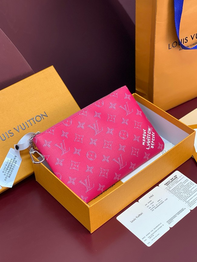 Louis Vuitton NEW Key Pouch M M27109 rose