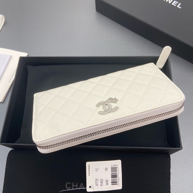 Chanel Classic Zipped Wallet 3726 Cream
