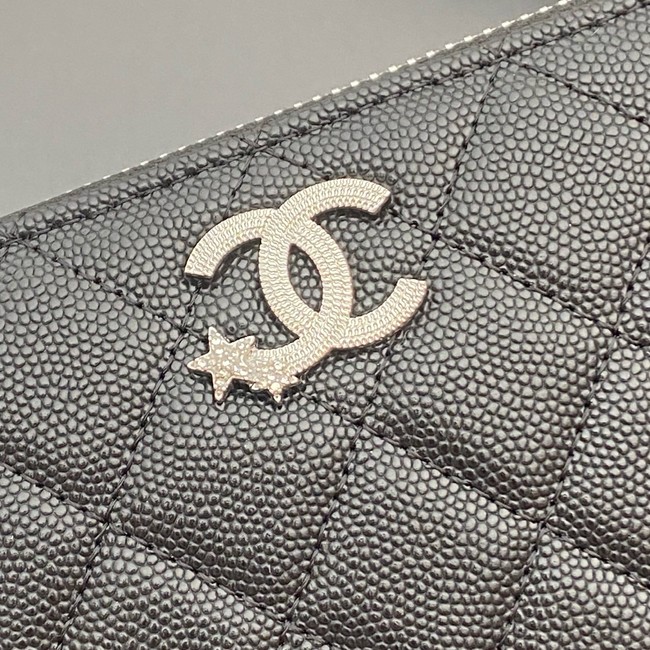 Chanel Classic Zipped Wallet 3726 black