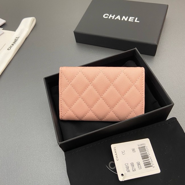 Chanel Flap Card Holder AP4812 pink