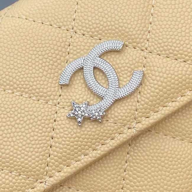 Chanel Long Flap Wallet AP3724 yellow