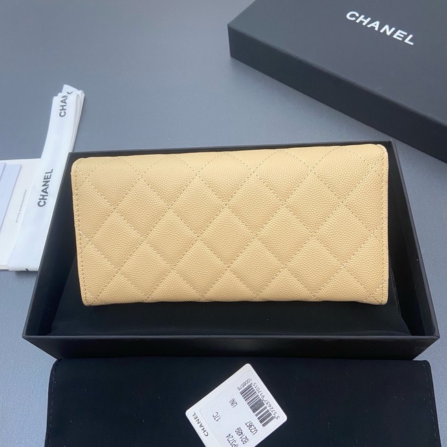 Chanel Long Flap Wallet AP3724 yellow