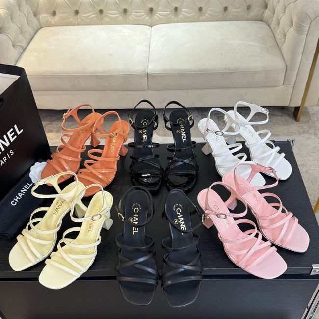 Chanel Sandals Patent Calfskin 95mm G46901-3