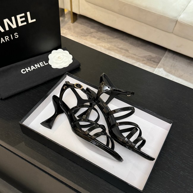 Chanel Sandals Patent Calfskin G46902-5