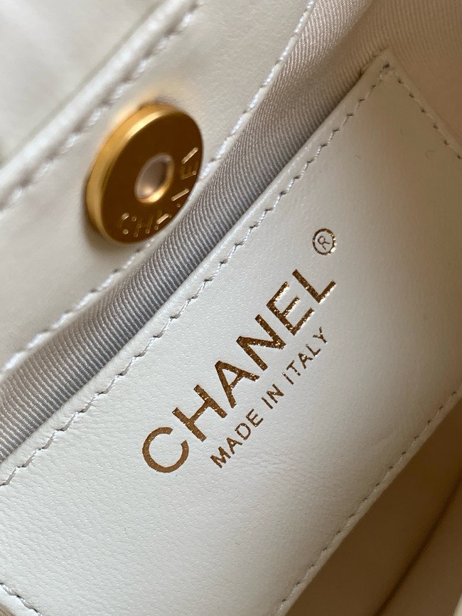 CHANEL Small Hobo Bag AS6022 white