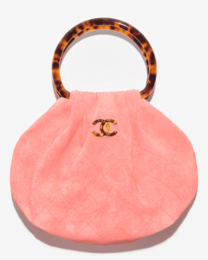 CHANEL Suede Small Hobo Bag AS6022 pink