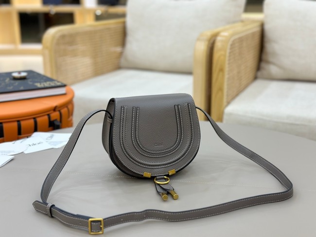 Chloe MARCIE small saddle bag 31053 dark gray