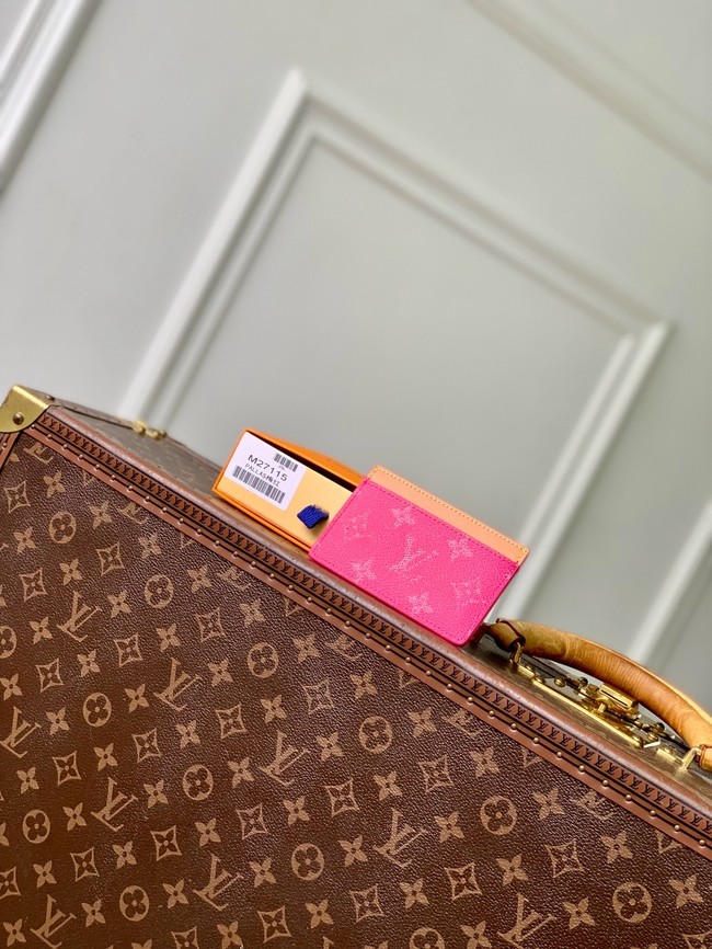 Louis Vuitton Card Holder M27116 Pondichery Pink