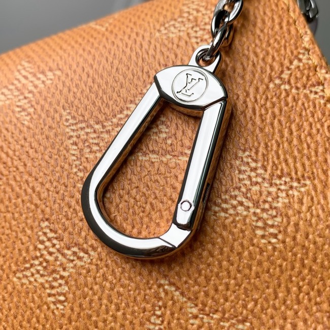 Louis Vuitton NEW Key Pouch M M27109 Saffron Yellow