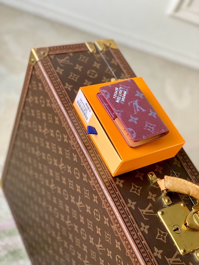 Louis Vuitton Pocket Organizer M26839 burgundy