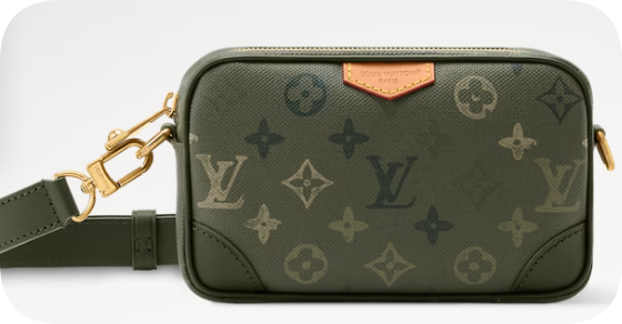 Louis Vuitton Trocadero Wearable Wallet M26937 Khaki
