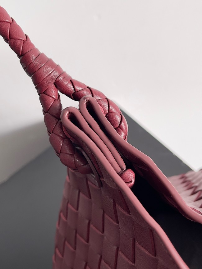 Bottega Veneta Parachute 826212 burgundy&Brass finish