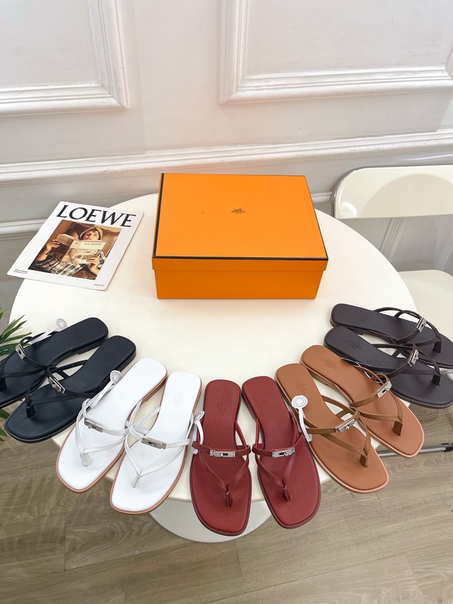 Hermes Sunkiss Flat Sandal 1AHKU8-3