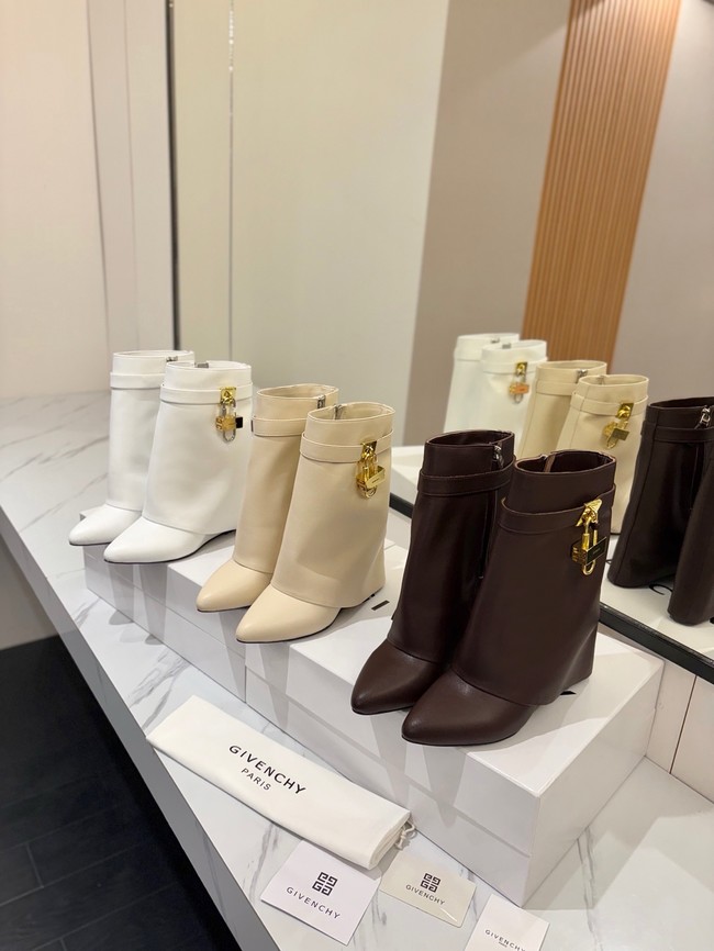 Givenchy High Boots Calfskin Heel 6.5CM 97174-1