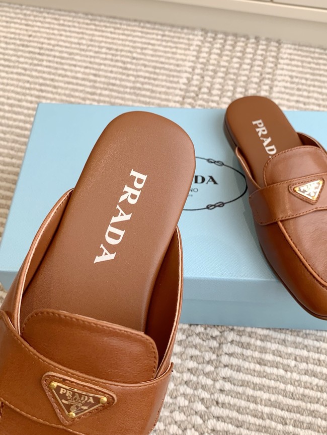 Prada leather mules 87200-7