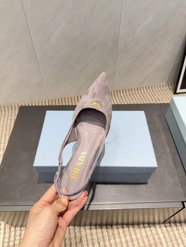 Prada leather slingback pumps 1I901M-1