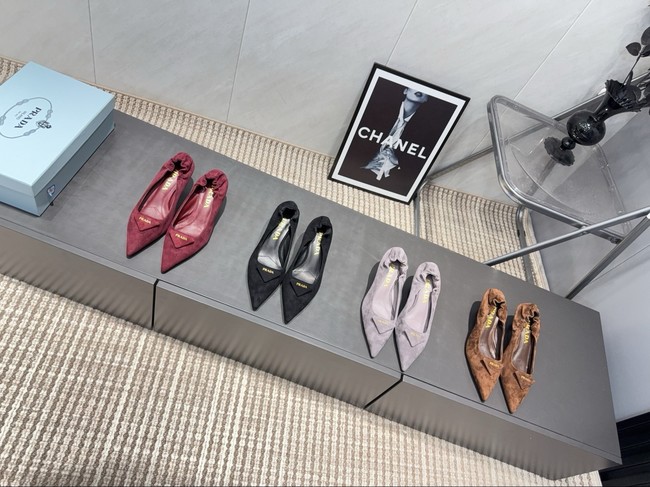 Prada Mordore leather pumps 87221-1