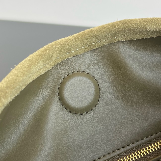 Bottega Veneta Hop calf leather Suede 796262 light green