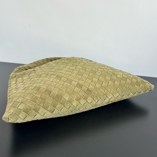 Bottega Veneta Hop calf leather Suede 796262 light green