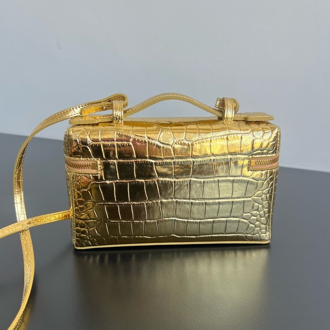 Bottega Veneta Bang Bang Crocodile skin 789109 gold