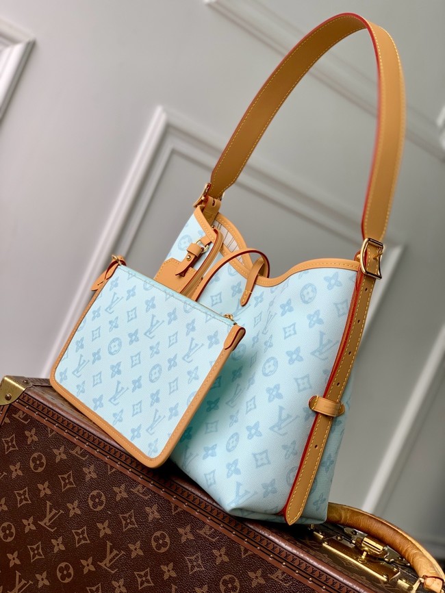 Louis Vuitton NEW CarryAll PM M27532 blue