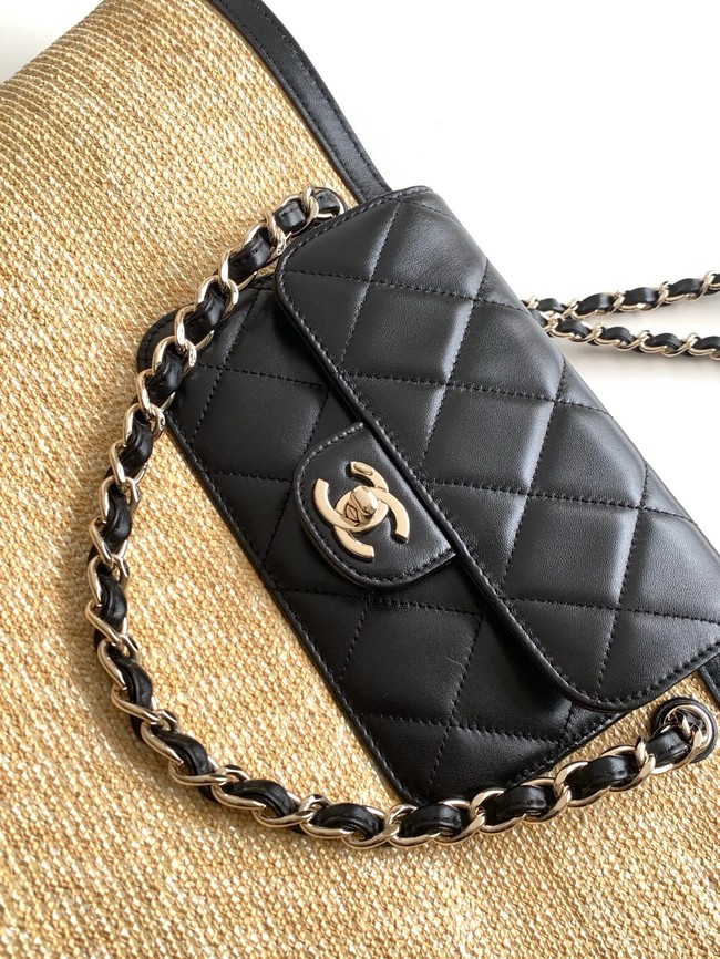 CHANEL Large Tote AS5952 Beige & black