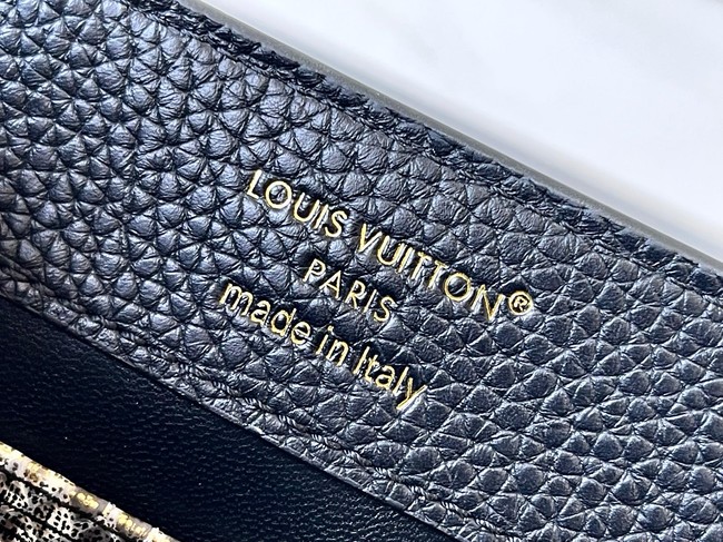 Louis Vuitton Capucines Mini M89369 black&gold Snake skin