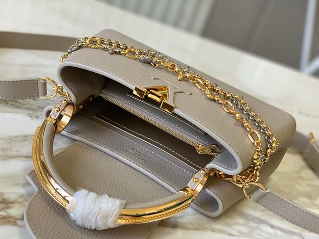 Louis Vuitton Capucines East-West BB M26345 gray