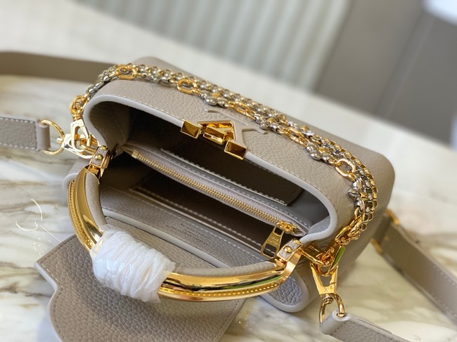 Louis Vuitton Capucines East-West Mini M26345 gray