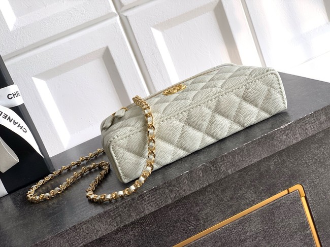 Chanel Vanity with Chain 26C AP4936 light gray