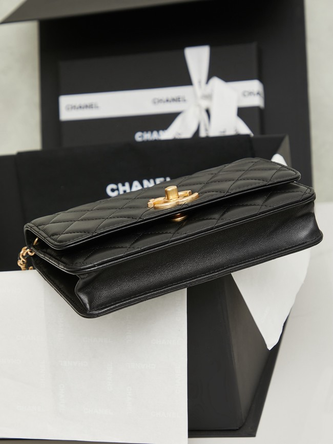 Chanel Wallet On Chain AP3938 black