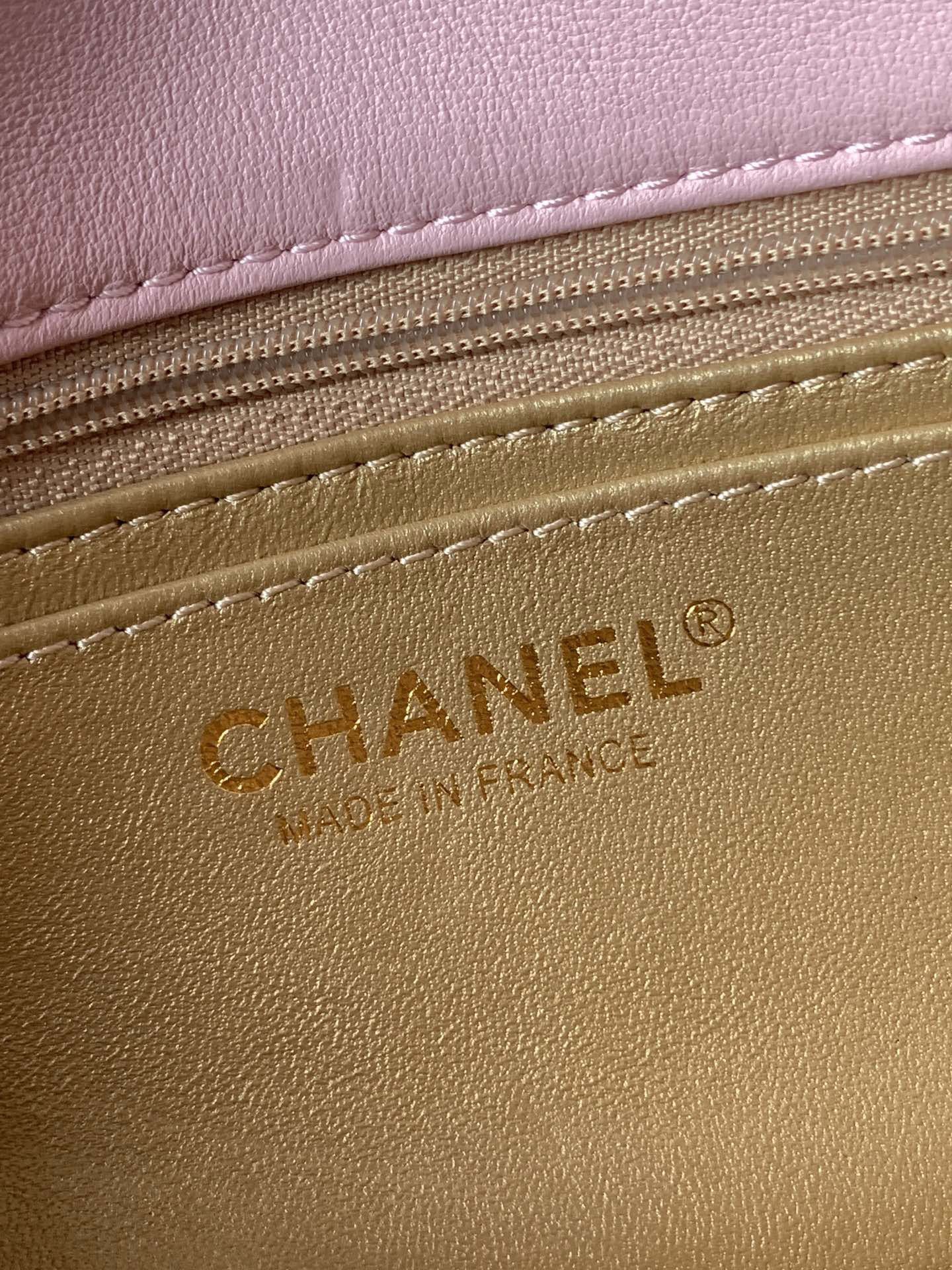 Chanel MINI Flap Bag Original Sheepskin Leather AS1787 Light Pink