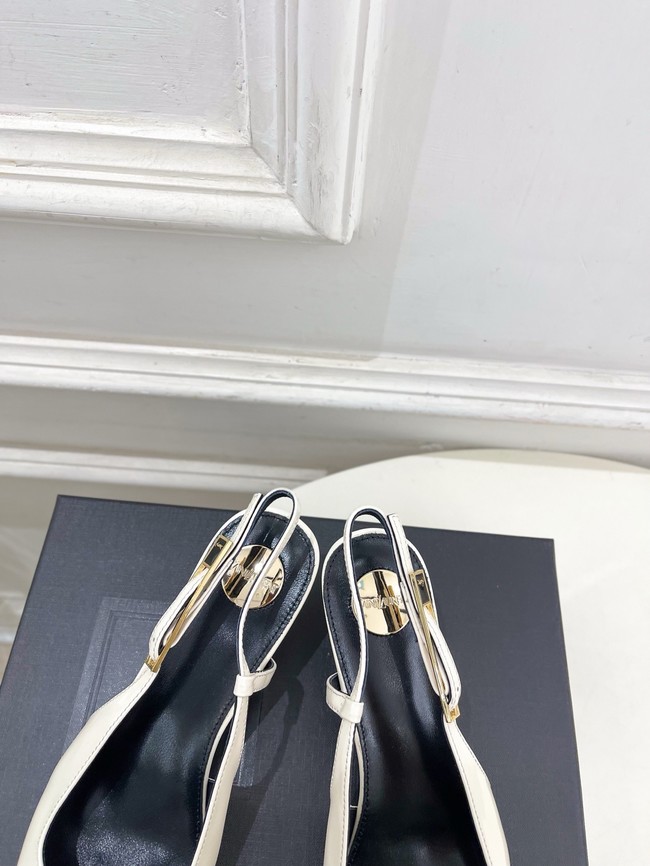 Saint Laurent JEANNE slingback pumps leather 21051-4