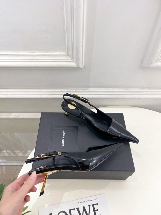Saint Laurent JEANNE slingback pumps leather 21051-5
