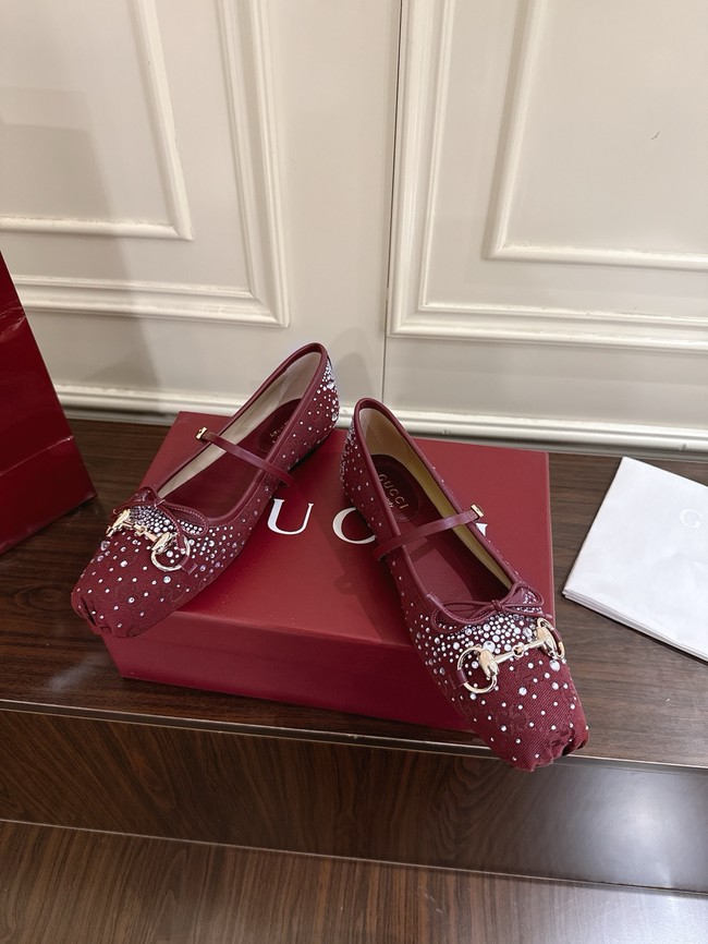 GUCCI Womens Vittoria ballerina 21068-3