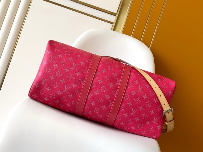 Louis Vuitton Keepall Bandouliere 45 M26868 Pondichery Pink