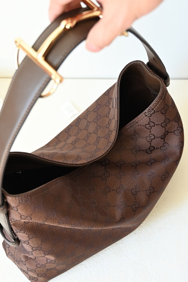 Gucci Beatrix large tote bag 850546 Variation brown and dark brown GG canvas