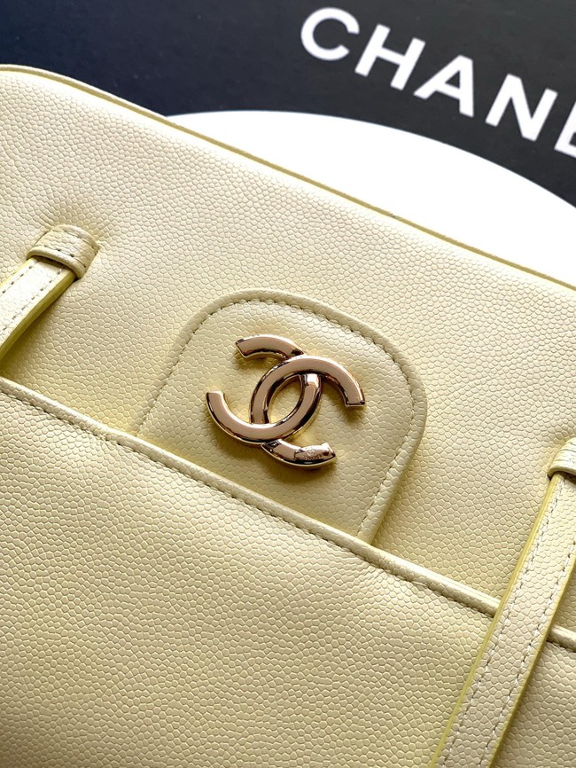 CHANEL Small Flap Bag AS6130 yellow