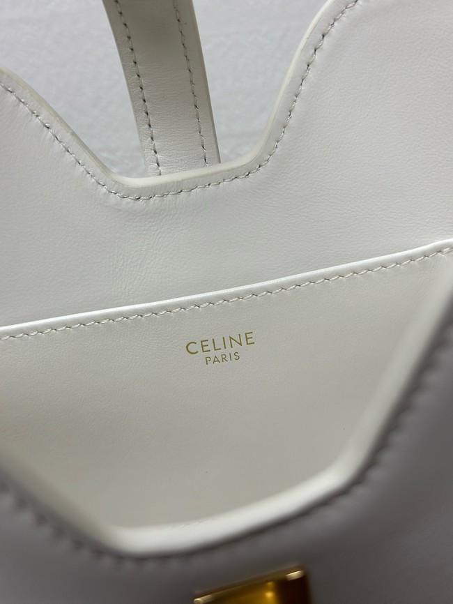 Celine SHOULDER CAMILLE 16 SOFT IN SMOOTH CALFSKIN 122073 white