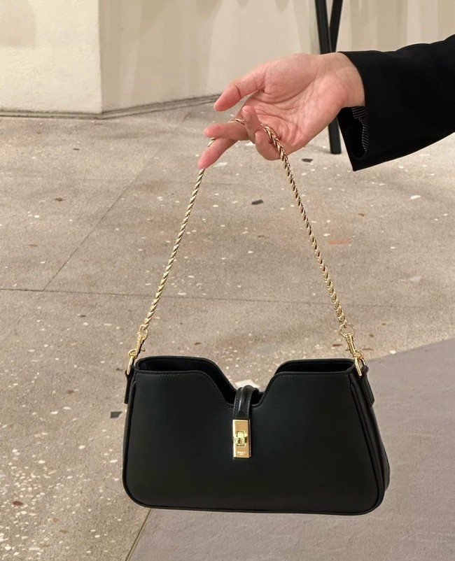 Celine SHOULDER CAMILLE 16 SOFT IN SMOOTH CALFSKIN 122073 black