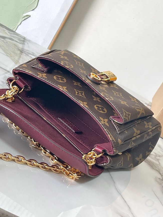 Louis Vuitton Monogram Canvas Original Leather M26285 Purple red