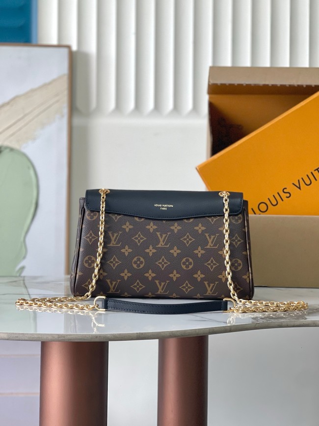 Louis Vuitton Monogram Canvas Original Leather M26285 black