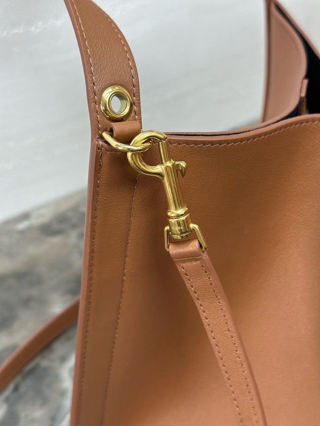 Celine SMALL CUBE BAG IN NATURAL Calfskin 124182 SOFT TAN